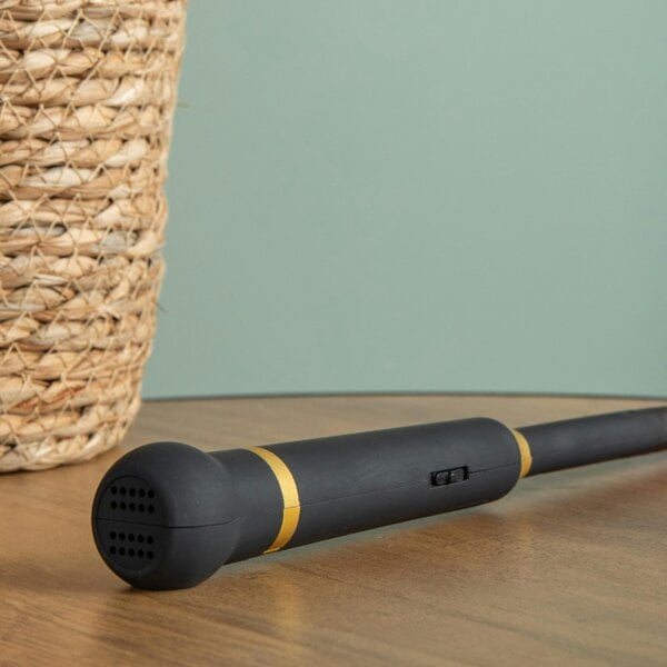 Samuel Alexander 33cm Battery Operated Light up Black Remote Control Magic Wand with Connector