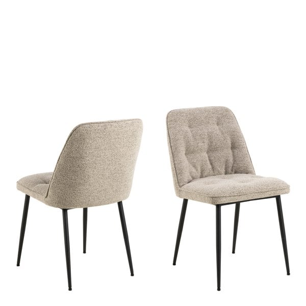 Furniture To Go Brooke Dining Chair in Monza Beige Set of 2