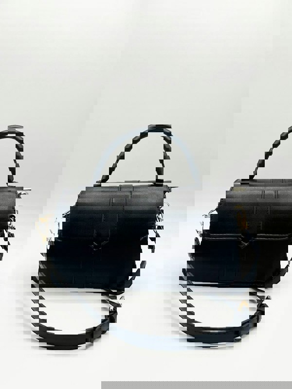 SVNX Small Crossbody Hard Top Handle Bag