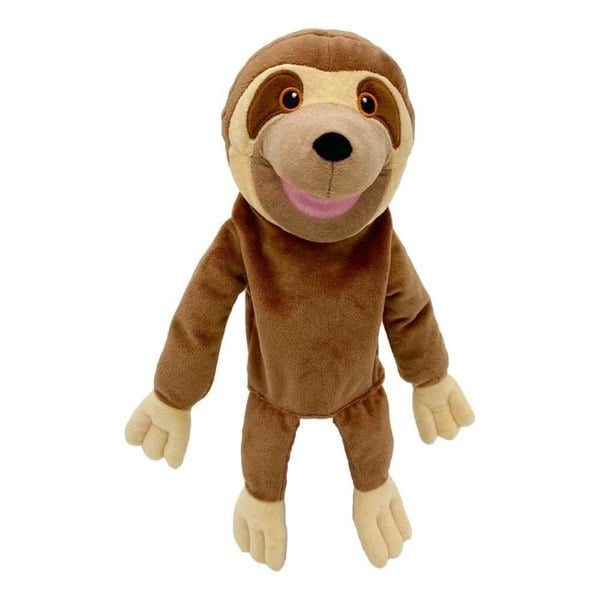 Fiesta Crafts Moving Mouth Sloth Hand Puppet