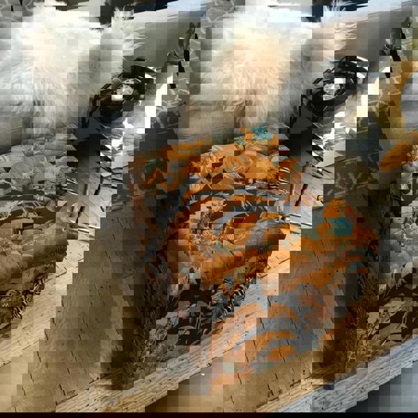 Compact handmade tufted footstool plain velvet UK
