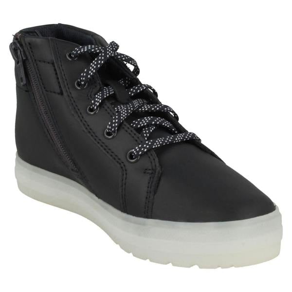 Clarks Boys Clarks Lace Up Detailed Light Up Ankle Boots Flare Fox K