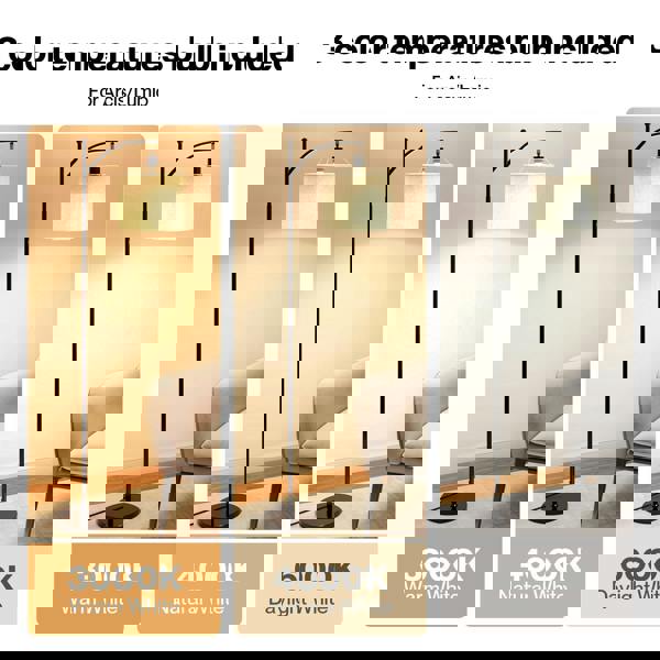 Emitto Floor Lamp Dimmable Standing Reading Light LED Colour Temperatures Black