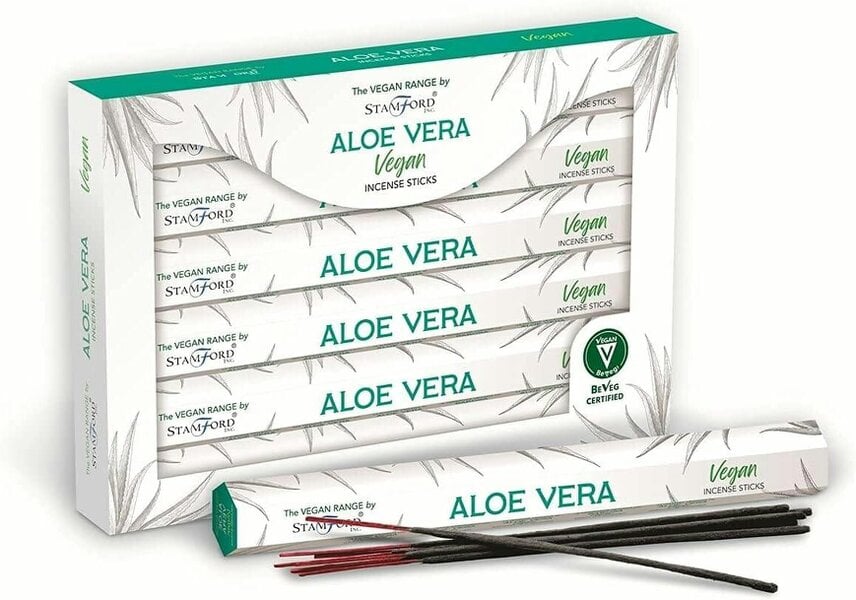 Stamford Vegan Aloe Vera Incense Sticks, 6 packs, 120 sticks