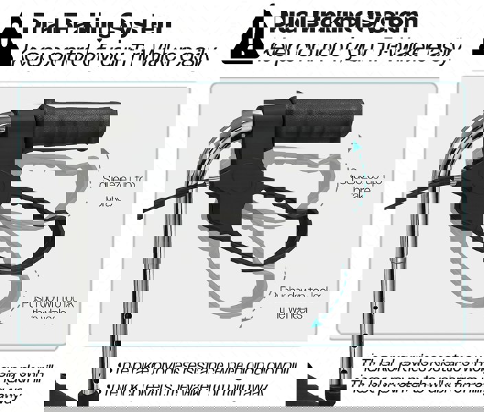 Aidapt 3 Wheel Walker With Bag Blue