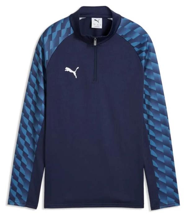 Puma Junior TeamLIGA 26 Training 1/4 Zip Tracksuit Top Navy 659726
