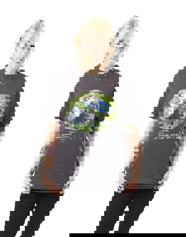 Twilight Womens Grey Unconditionally Short Sleeved T-Shirt