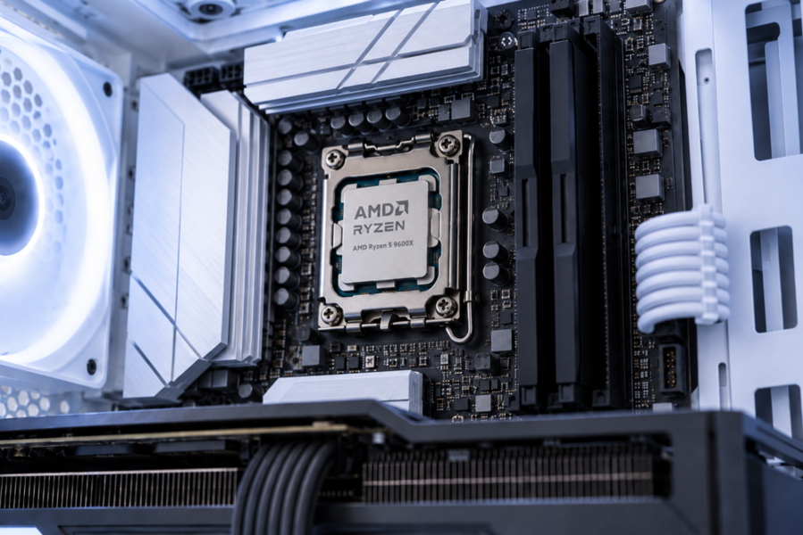Wired2Fire Ryzen 7 RTX 5070 White Gaming PC