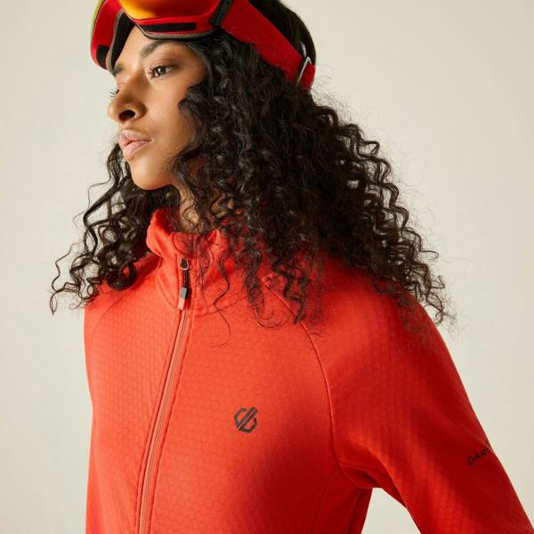 Dare 2B Womens/Ladies Ventura Stretch Hooded Midlayer - Grenadine - 