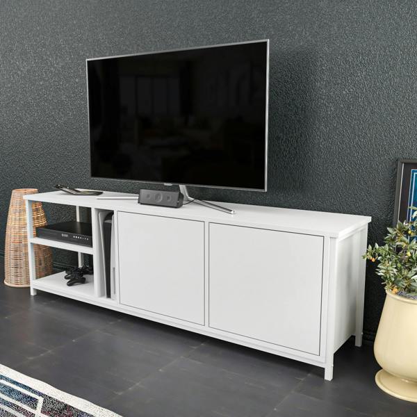 Decorotika Primrose Modern Tv Stand TV Cabinet for TV's up to 72"