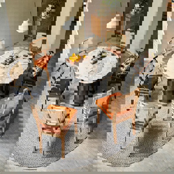 Cassie Black Dining Chair, Wood & Leather-Rit Concept-Rit Concept