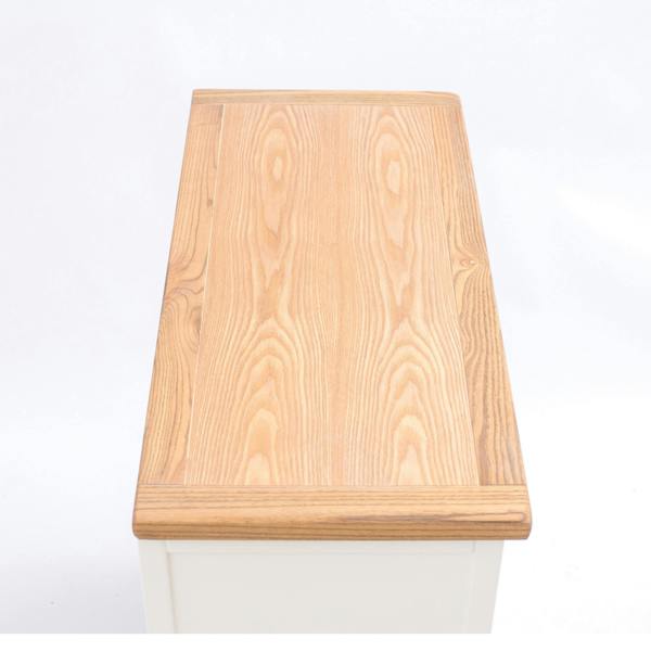 Cabinet Bits Lovere Off White Blanket Box Ottoman