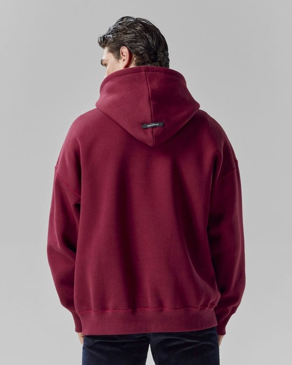 Frolickers Reversible Hoodie - Barolo / Chilli Flake