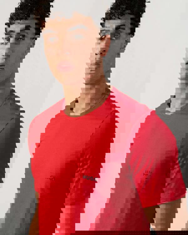 HUGO RN Triplet 3-Pack Mens T-Shirts - Open Miscellaneous 960 - CHO - Designer Mens Logo T-Shirts