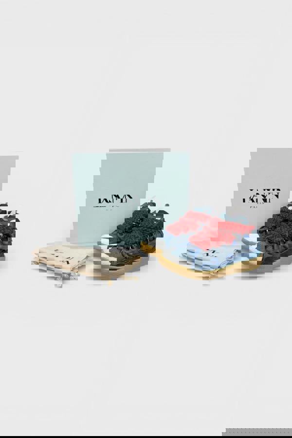 Lanvin Curb Sneakers Blue Red