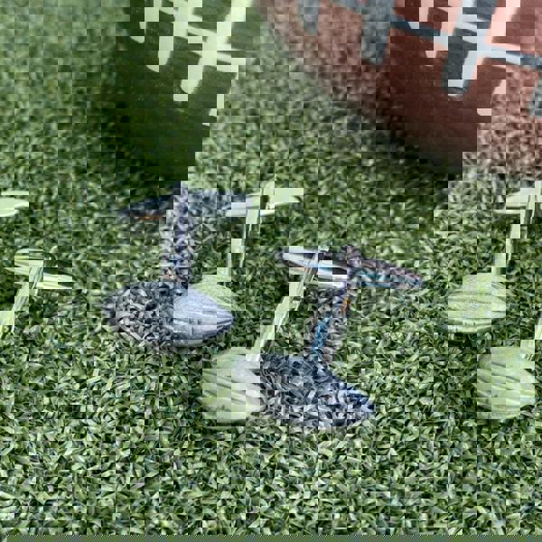 Me and My Sport Pewter Rugby Ball Cufflinks