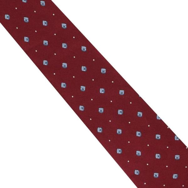 Dunhill silk tie in a cufflink pattern