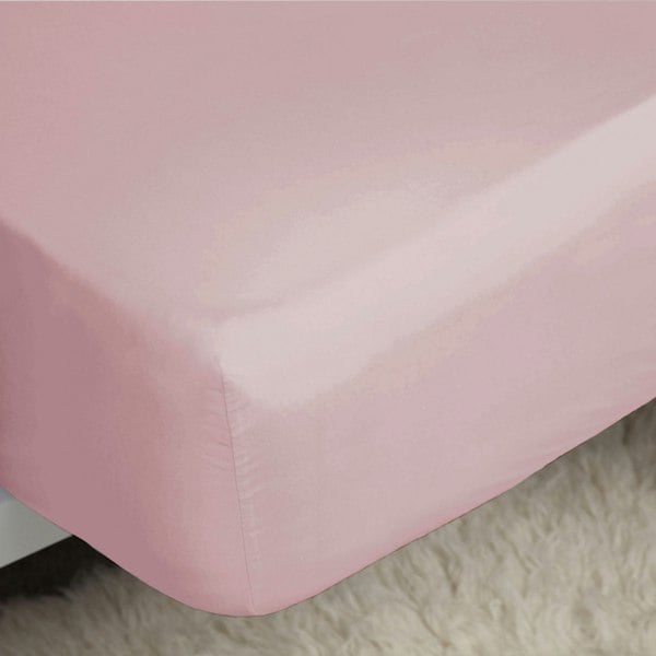 Belledorm Easycare Percale Fitted Sheet - Blush