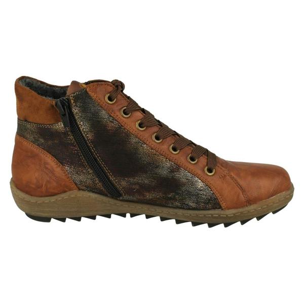 Remonte Ladies Remonte Lace Up Detailed Remonte-Tex Ankle Boots R1480