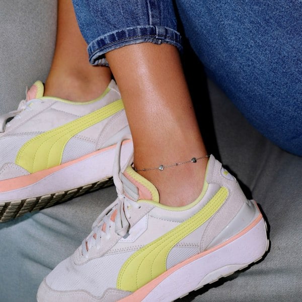 Gold Trip Hearts Satellite Anklet