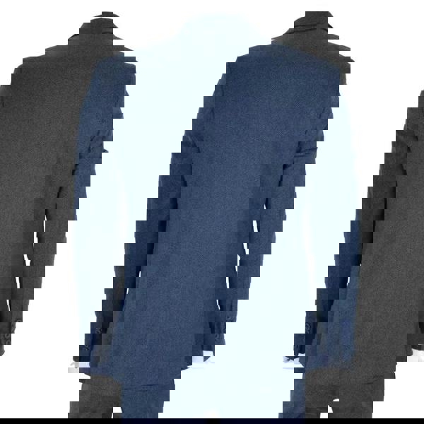 TruClothing IM40 - Men's Blue 3 Piece Tweed Herringbone Suits