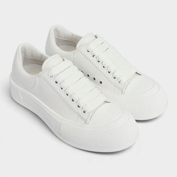 Alexander McQueen Deck Plimsoll Optic White