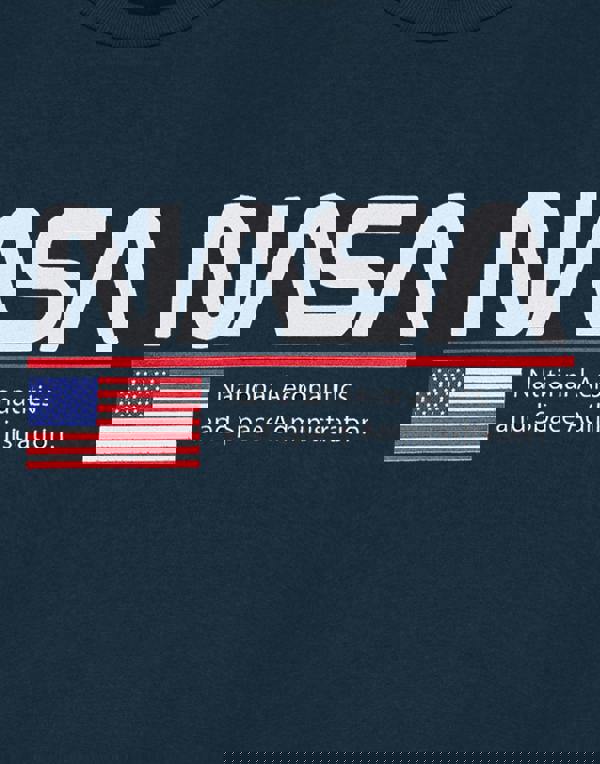 NASA Unisex Blue Space Short Sleeved T-Shirt