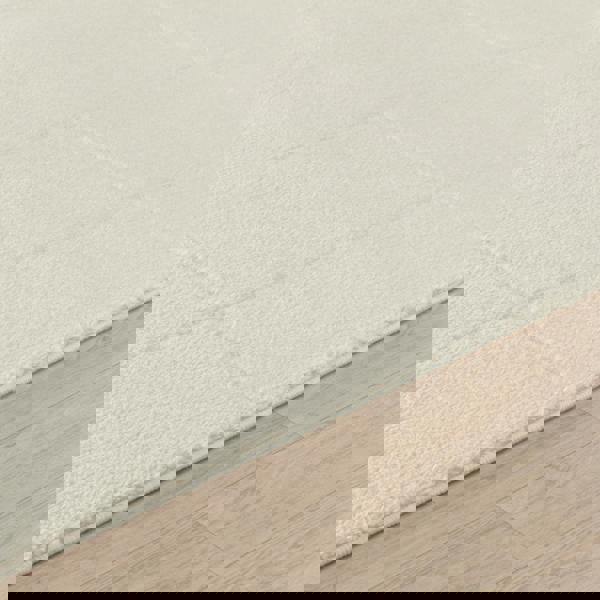 Livabliss Freud-Modern Ivory Off-White High Pile Rug