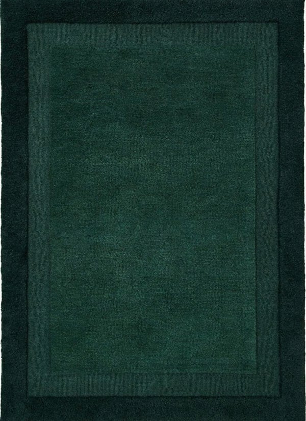 The Rugs Premium Hand-Tufted Stacked Border Wool Rug