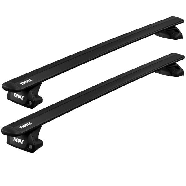 Aluminium Roof Rack Black Wing Bars, Fits Skoda Kodiaq 2024+ onwards