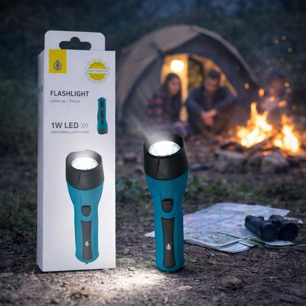 Dragodirect Dual Colour LED Flashlight Compact & Durable