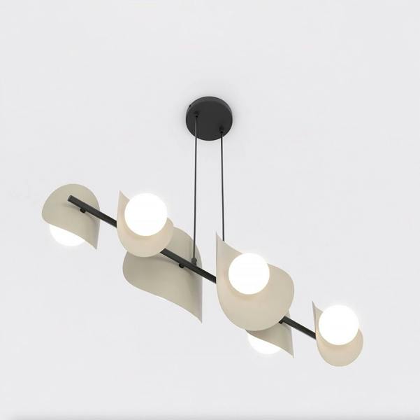 Emibig ELEMENTI Pendant lamp 6 x G9 Mocha with White Shade