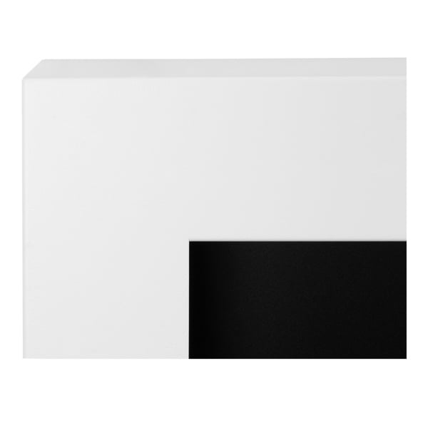 BIOFireplacesGMT Bioethanol Fireplace Wall Mounted 650x400 White Matt with Glass Ventless