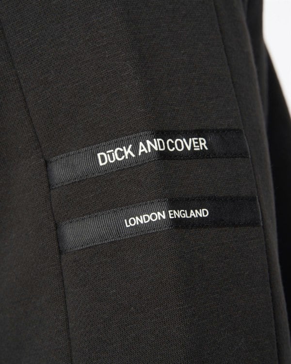 Duck and Cover Jennerkins Crew Sweat & Joggers Set Black