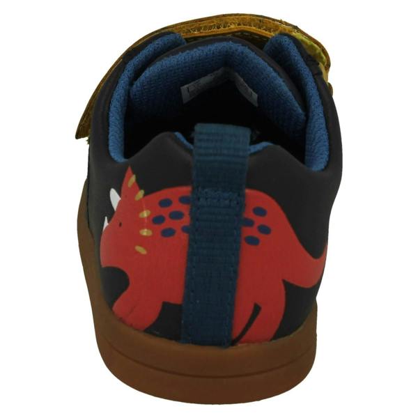 Clarks Boys Clarks Dinosaur Detailed Hook And Loop Fastening Shoes Den Play