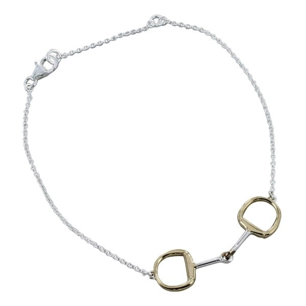 Sterling Silver Solo Snaffle Bracelet - Reeves & Reeves