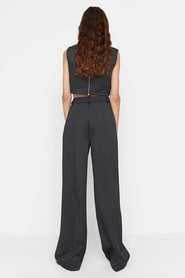 WOVCOR Wide Leg Woven Trousers