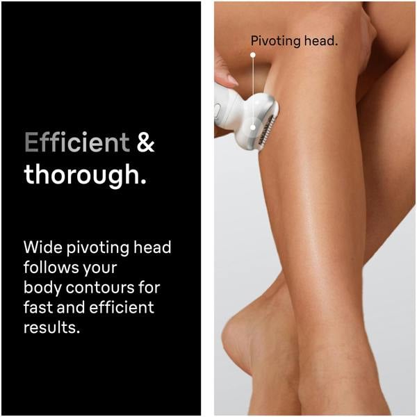 Braun Silk·épil 9, Wet & Dry Epilator, Lasting Smooth Skin, 9-241, Silver