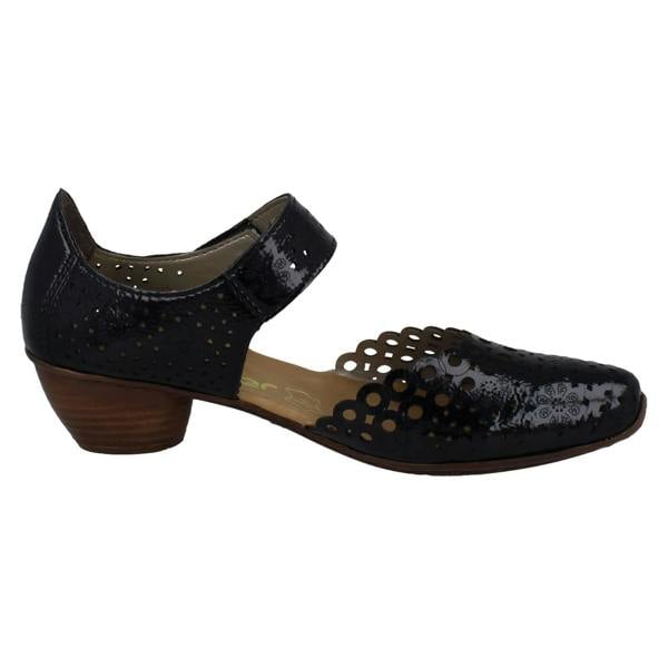 Rieker Ladies Rieker Punched Detailed Summer Shoes 43753