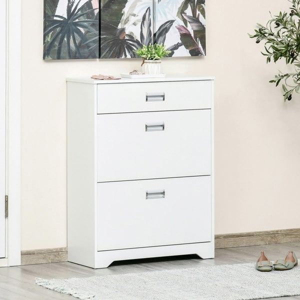 Flip-down Shoe Cabinet