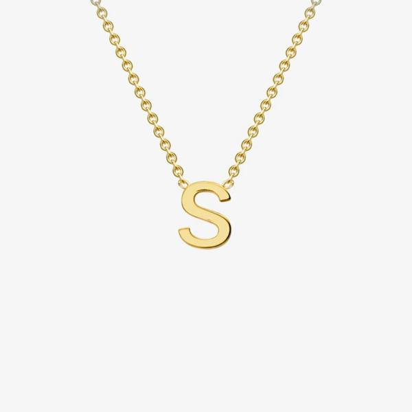 T. H. Baker 9ct Yellow Gold Mini Initial S Necklace 1.19.0168