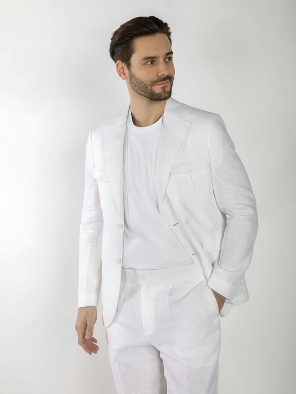 CLAUDIO LUGLI CASUAL LINEN SUIT - Claudio Lugli Shirts