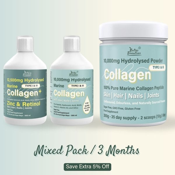 NutriBeauties Mixed collagen pack | Liquid + Powder
