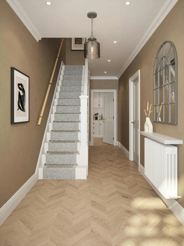 Handrails Direct Arden Natural Pine Straight Flight Handrail