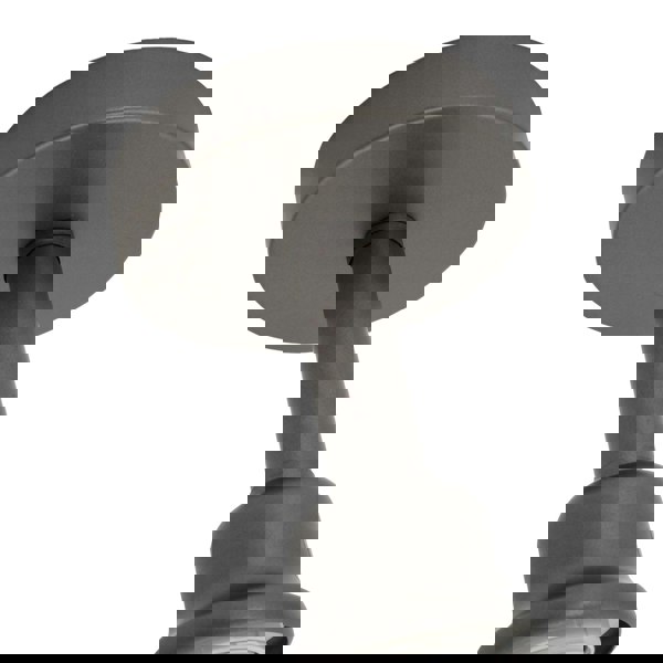 Contemporary Designer Short Semi Flush Pearl Grey Ceiling Rose Light Image 5