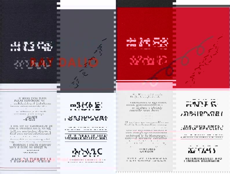 Principles Life and Work, Principles Your Guided Journal 2 Books Collection Set