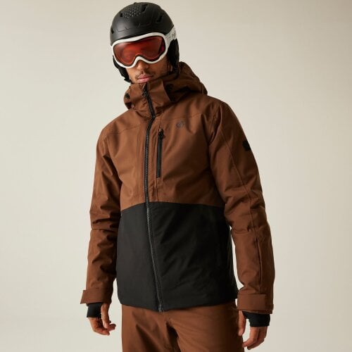 Dare 2B Mens Edge III Ski Jacket - Dark Brown/Black