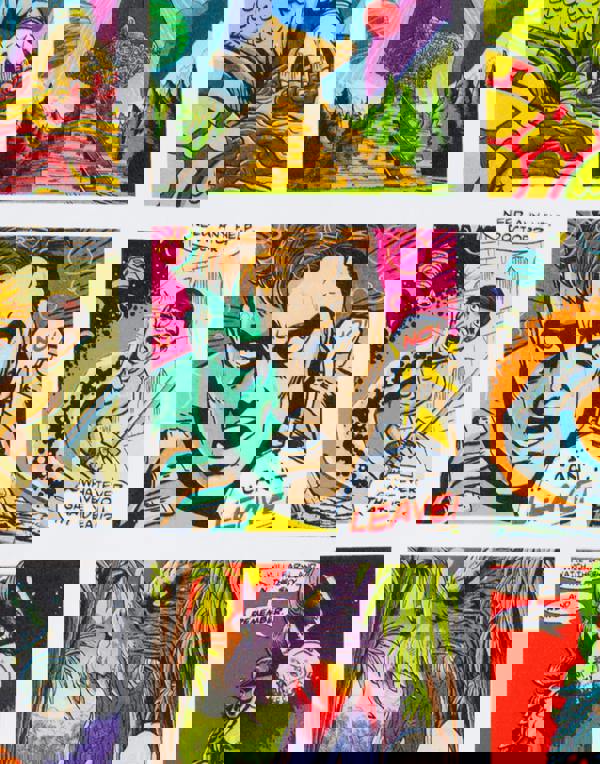 Star Trek Mens White Comic Book Short Sleeved T-Shirt