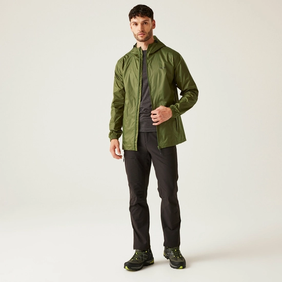 Regatta Mens Pack It III Waterproof Jacket - Nephrite Green