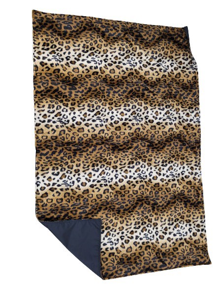 Made in the Mill Water Resistant Cosy Fleece Blanket – Brown Leopard Print